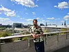 Benjamin „Benji“ Adrion (44) auf der Dachterrasse seines „Villa Viva“ Hotels.