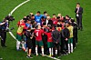 Stolz auf das Erreichte: Marokko im Teamkreis nach dem WM-Halbfinale