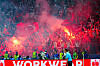 Pyrotechnik im Block der türkischen Fans