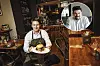 Max Schippmann (35) vom „Edelsatt“ mit einem Burger aus Wildfleisch, einer Empfehlung von Sebastian Junge.