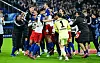 HSV-Spieler jubeln