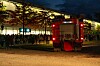 Die Feuerwehr vor der Inselpark Arena