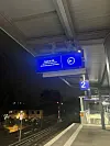 Tote Hose bei der S-Bahn: Auch an der Station Ottensen geht kurz vor Streikbeginn fast nichts mehr.