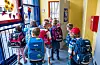 Schüler:innen in Mecklenburg-Vorpommern an ihrem ersten Schultag.