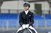Dressur-Olympiasiegerin Jessica von Bredow-Werndl, unzufrieden auf ihrem Pferd
