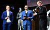 Henrik Köncke und Oke Göttlich beim Julius Hirsch Preis