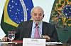 Luiz Inácio Lula da Silva bei einer Pressekonferenz