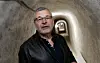 Jörg Andres, Direktor des Museums Helgoland, steht in einem alten Bunkerstollen, der zur Zeit renoviert wird.