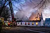 Die Feuerwehr war stundenlang im Einsatz.