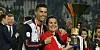 Cristiano Ronaldo und seine Mutter Maria Dolores nach dem Gewinn der Serie A 2019.