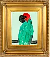 Ein gemalter Vogel