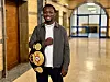 Abass Baraou beim Empfang im Oberhausener Rathaus