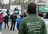Ein Teilnehmer einer Kundgebung der rechtsextremen Partei „Der III. Weg“.