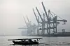 Hafen Hamburg bei Nebel