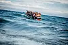 In einem Boot wie diesen setzte Bassam Alsalem 2015 von der Türkei nach Griechenland über – der schlimmste Moment seiner Flucht, sagt er.