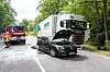 Der am Unfall beteiligte Renault. Zwei Menschen wurden bei dem Unfall verletzt.