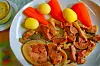 Platz 7: „Tête de veau“ – ein französisches Gericht aus Hirn und Zunge vom Kalb.