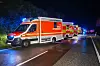 Mehrere Rettungswagen waren im Einsatz.