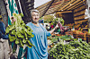 Bürgerrätin Brigitte Bernhard (69) auf dem Isemarkt