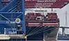 Der Containerfrachter „Al Jasrah“ wird am Terminal Burchardkai entladen. (Archivbild)