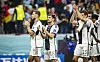 Niclas Füllkrug, Jonas Hofmann und Thomas Müller applaudieren