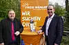 Hubert Aiwanger mit dem Hamburger Parteikollegen Daniel Meincke