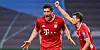 Bayerns Robert Lewandowski feiert seinen Treffer zum 3:0 gegen Lyon.