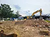 Bei Baggerarbeiten auf dem Gelände der VHH in Stellingen ist eine Gasleitung beschädigt worden.