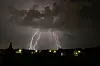 Symbolbild Gewitter mit Blitzschlag