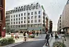2029 soll an der Ecke Große Bleichen/Poststraße ein eher trister Neubau stehen (oben).