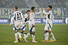 Die HSV-Spieler jubeln