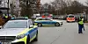 Polizei und Feuerwehr sind mit einem Großaufgebot im Einsatz.
