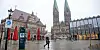 Auf dem Bremer Marktplatz gilt Maskenpflicht.