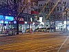 Streifenwagen in der Nähe des Penny-Marktes an der Reeperbahn auf St. Pauli.