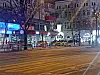 Streifenwagen in der Nähe des Penny-Marktes an der Reeperbahn auf St. Pauli.