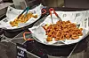 „Korean Fried Chicken“: Das Hähnchen wird in sehr kleine Stücke geschnitten. „Popcorn Chicken“ nennt Shin-Won Kang das.