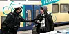 Eine Bundespolizistin bei einer Kontrolle am Hamburger Hauptbahnhof. (Symbolfoto)