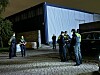 Die Polizei am Tatort in Wandsbek