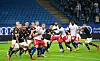Der HSV und St. Pauli beim bislang letzten Duell im Volkspark, im Oktober 2020.