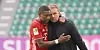 Emotionaler Auftakt der Abschiedstour: David Alaba (l.) und Hansi Flick nach dem Wolfsburg-Spiel
