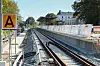 An der neuen S-Bahn-Haltestellen Ottensen ist der neue Bahnsteig bereits sichtbar.