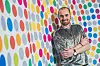 Andzejus Voroneckis (35) in der Ausstellung „Mittendrin“ im Dialoghaus Hamburg