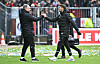 Fabian Hürzeler und Alexander Zorniger klatschen ab