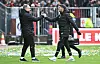Fabian Hürzeler und Alexander Zorniger klatschen ab
