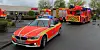Die Feuerwehr rückte mit einem Großaufgebot an.