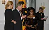 Sylvaina G., Vorsitzende des Vereins IMIC, war Gast beim Neujahrsempfang in Schloss Bellevue. Bundespräsident Christian Wulff (l.) schüttelte verdienten Bürgern die Hand. Eine Aufnahme vom 3. Januar 2011.