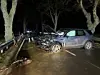 Auf der B216 kam es am Montagabend zu einem schweren Verkehrsunfall.