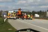 Bei einem schweren Unfall auf der A21 wurden am Montag mehrere Menschen verletzt.