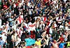 Englische Fans im Spiel gegen Deutschland