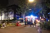 Die Feuerwehr arbeitet am Einsatzort.